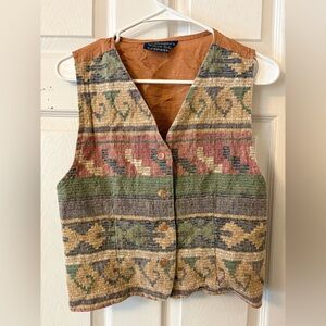 Willow Ridge Multicolor Patterned Vest
